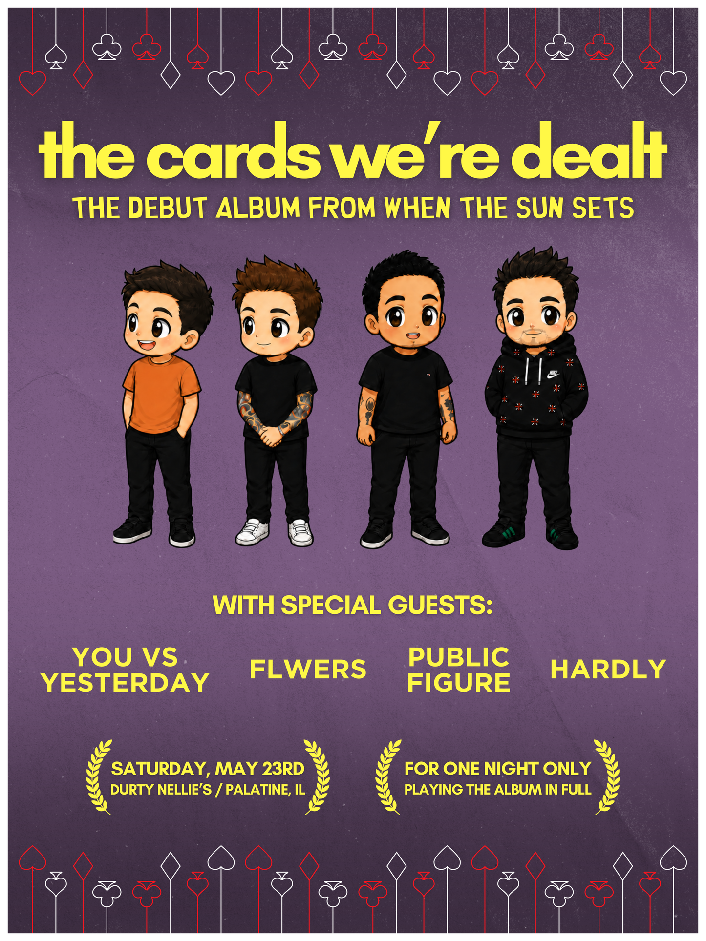 Signed Album Release Show Posters (18"x24")
