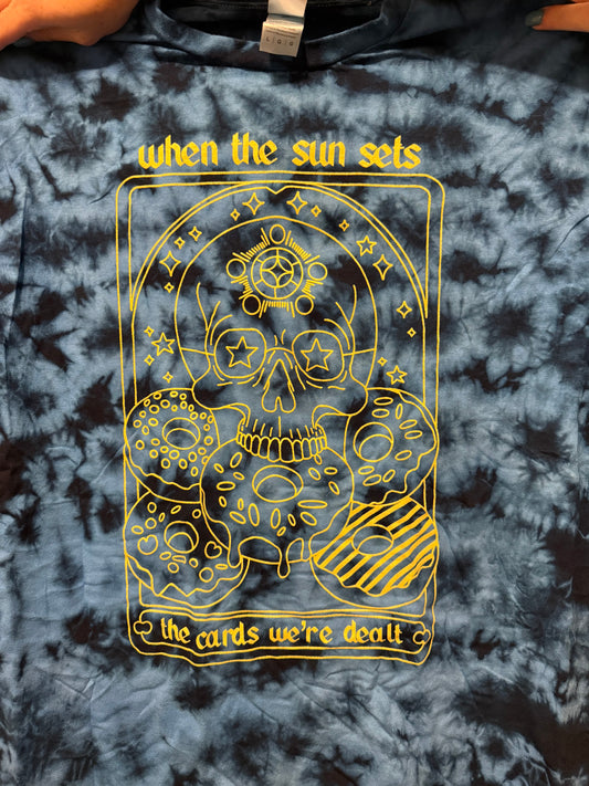 The Cards We’re Dealt Tarot Card Tie Dye Tee