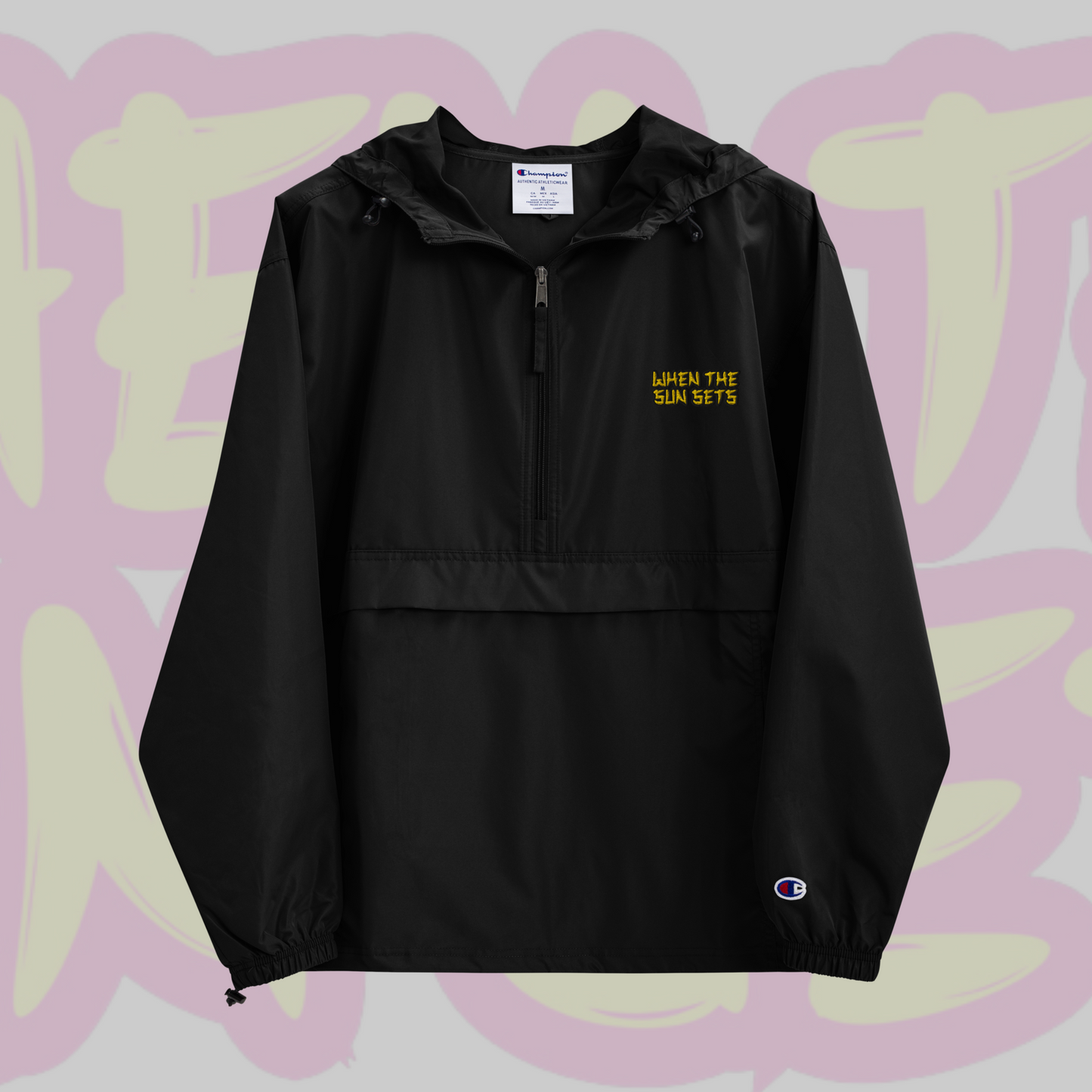 ANIME CHAMPION EMBROIDERED WINDBREAKER