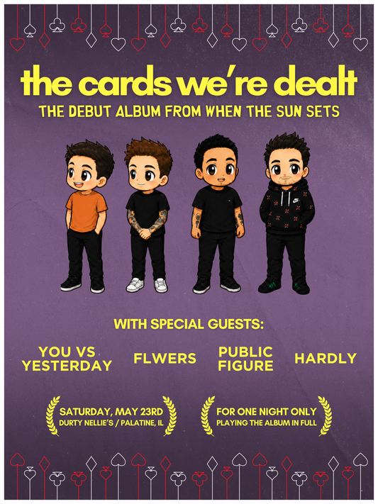 Signed Album Release Show Posters (18"x24")