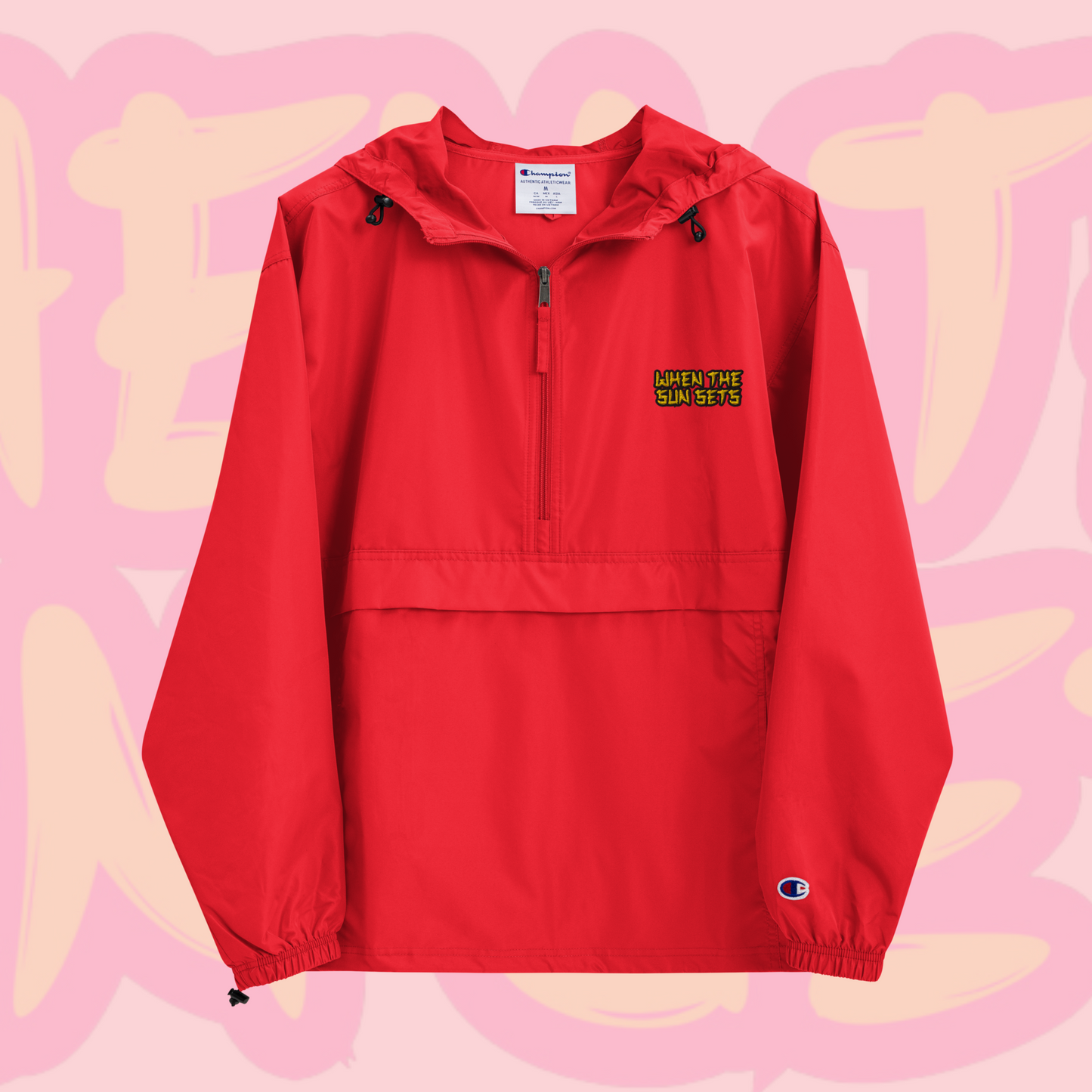 ANIME CHAMPION EMBROIDERED WINDBREAKER