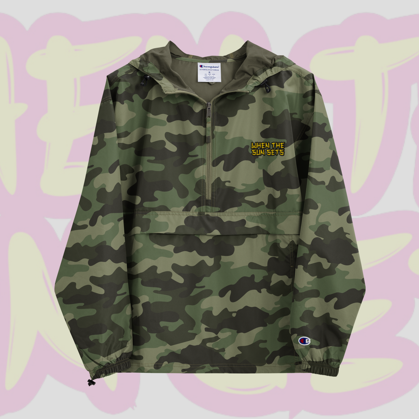 ANIME CHAMPION EMBROIDERED WINDBREAKER