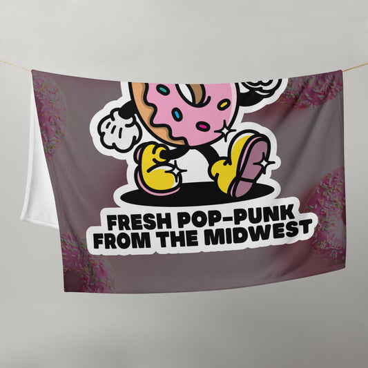 DUNKER THE DONUT THROW BLANKET