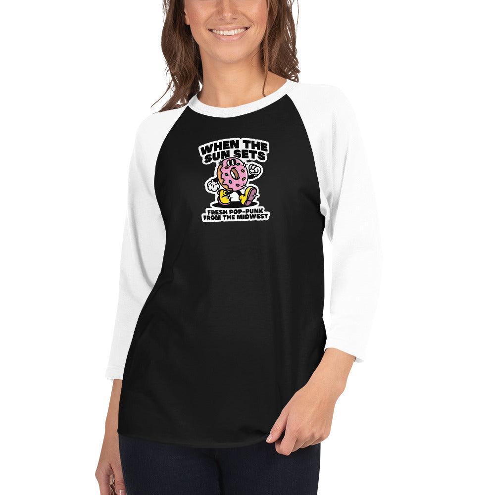 DUNKER THE DONUT BASEBALL TEE
