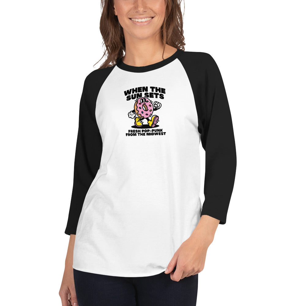 DUNKER THE DONUT BASEBALL TEE