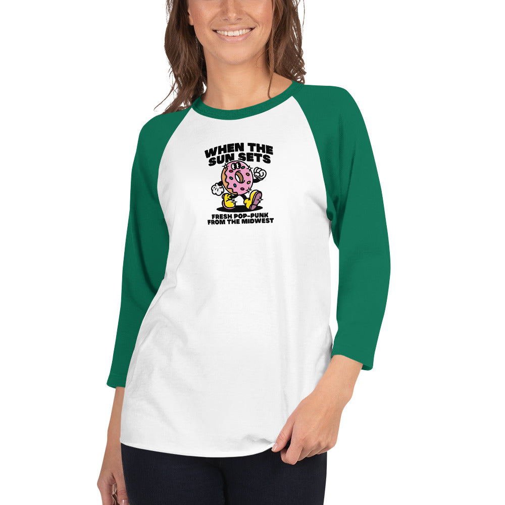 DUNKER THE DONUT BASEBALL TEE
