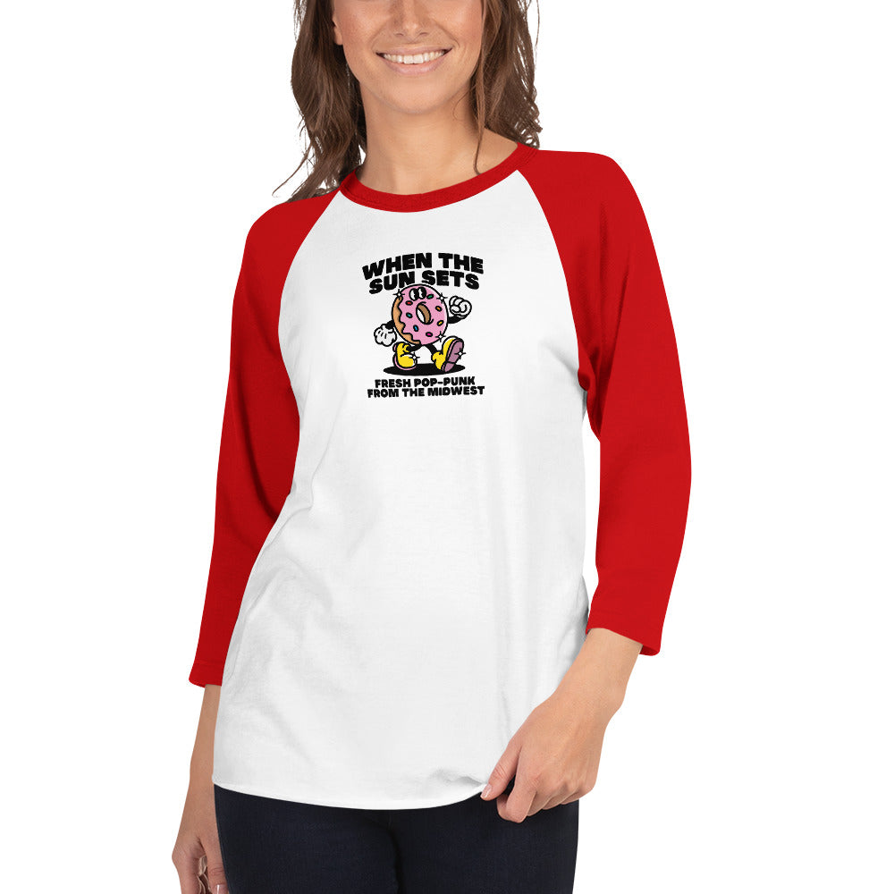DUNKER THE DONUT BASEBALL TEE